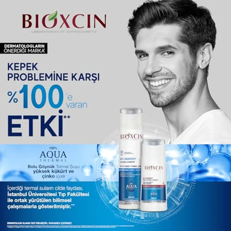 BIOXCIN Bioxcin Anti-Schuppen Shampoo 300 ml – Aquathermal Shampoo mit Zink, Probiotika und Vitamin B6, gegen Schuppen und Juckreiz – Bild 3