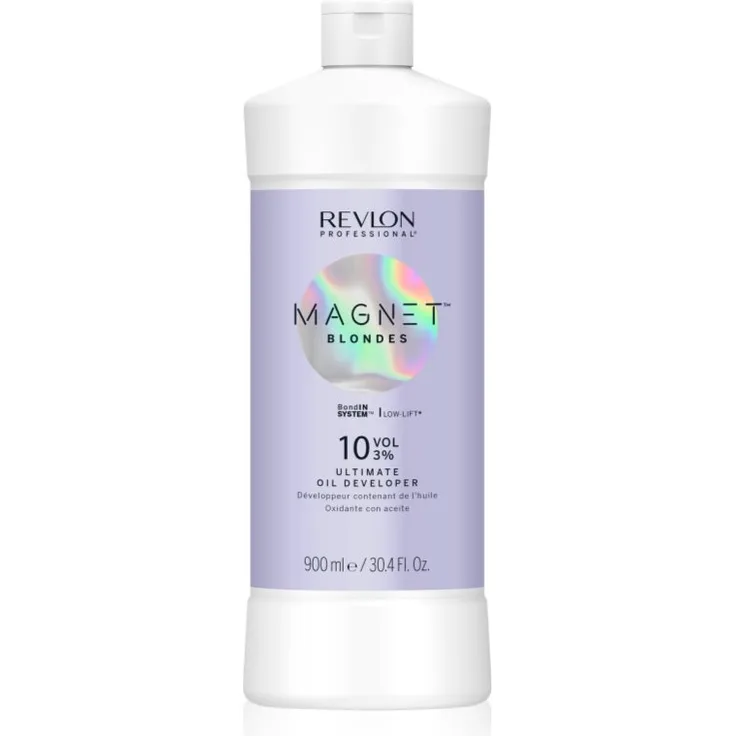 Revlon Professional Magnet Blondes Ultimate Oil Developer, Oxidations Creme 3% für hartnäckige Haarfarben, 900 ml