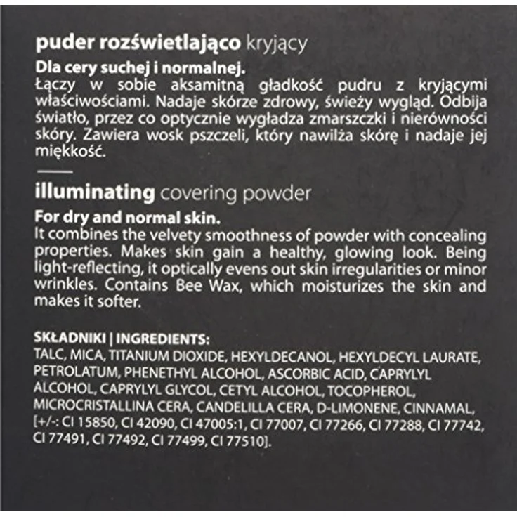 Paese Cosmetics 4C Tanned Illuminating Covering Powder, High Coverage, 9g, Bienenwachs angereichert – Bild 3