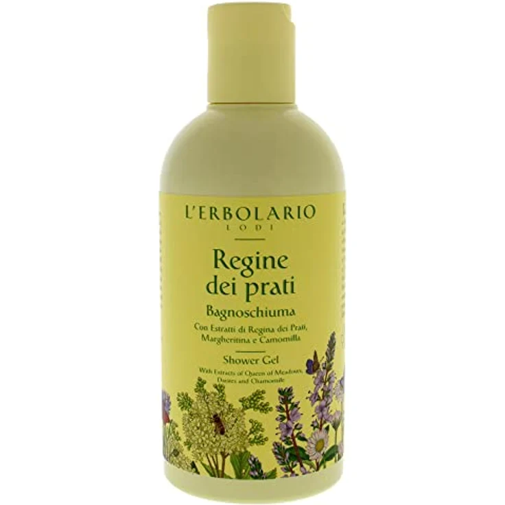 L'Erbolario Regine Dei Prati Bade- / Duschgel mit Mädesüß-, Gänseblümchen- und Kamillenextrakt, 250 ml, ohne Parabene und Mineralöle – Bild 2