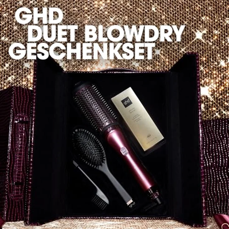 ghd Cherry Chic Duet Blowdry, Warmluftbürste 2-in-1 mit Heat-Air Xchange Technologie, elliptische Form für Volumen und Styling – Bild 2