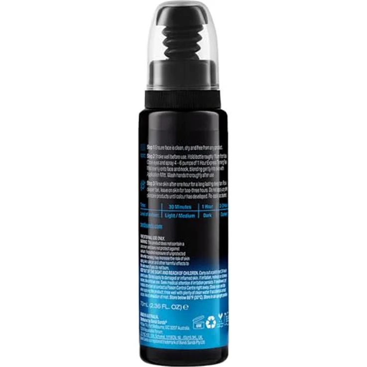 Bondi Sands Self Tanning Face Mist 1 Hour Express, Selbstbräuner-Sprühnebel für das Gesicht, vegan, 70 ml – Bild 7