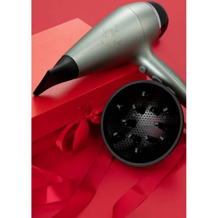 Remington AC5860 Botanicals Haartrockner, 2.300 Watt, 2 Gebläsestufen, Kaltstufe, 6 mm Stylingdüse, Diffusor, Aufhängeöse, metallic grün – Bild 6