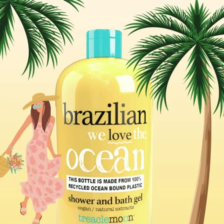 Treaclemoon Brazilian Love Duschgel, 500 ml Hautreiniger für ein exotisches Duscherlebnis – Bild 3