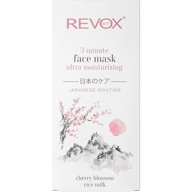 Revox B77 Japanese Routine 3 Minute Face Mask Ultra Moisturizing, 30 ml, intensive hydratisierende Gesichtsmaske mit Sheabutter und Hyaluronsäure – Bild 3