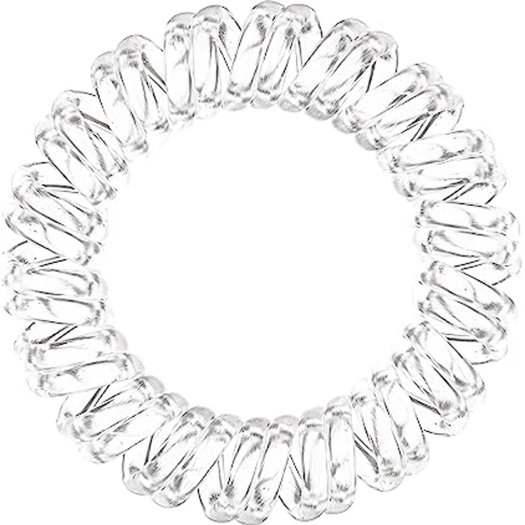 invisibobble Extra Hold Haargummis Mini Crystal Clear I Rutschfeste 3x transparente Haargummis Dickes Haar I das Original, designed im Herzen Münchens – Bild 2