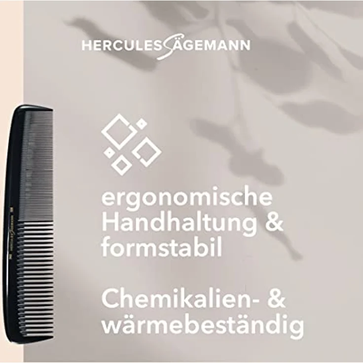 HERCULES SÄGEMANN - 942-328 Meisterkamm | Großer Kamm mit unterschiedlich weiter Zahnteilung zum einfachen kämmen und schneiden von Haaren | Größe: 9 Zoll – Bild 4