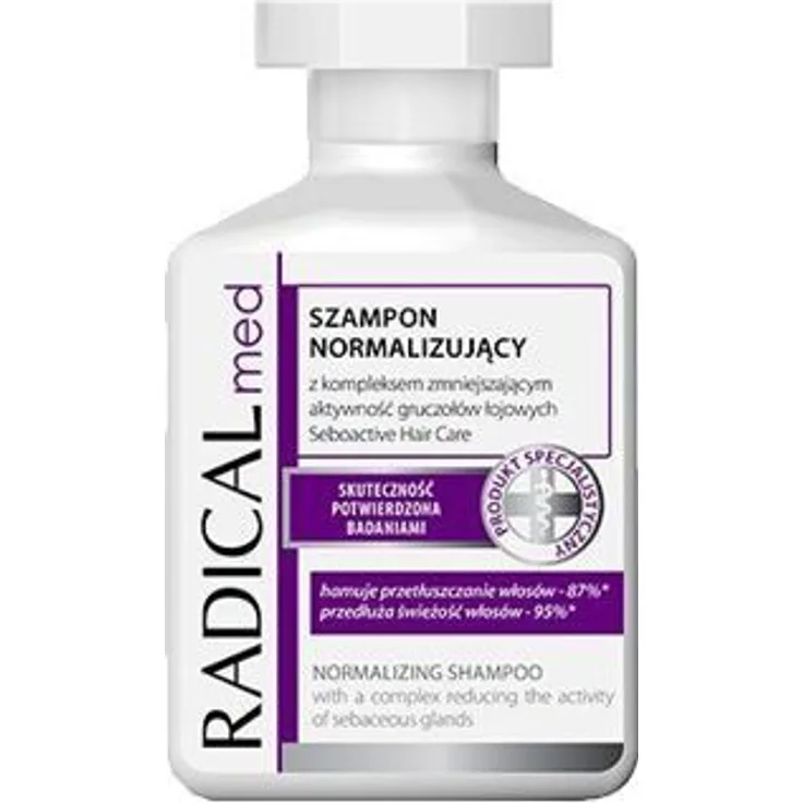 Farmona Radical Med Normalizing Shampoo, 300ml mit Seboactive Haarpflegeformel für gesunde Kopfhaut und strahlendes Haar