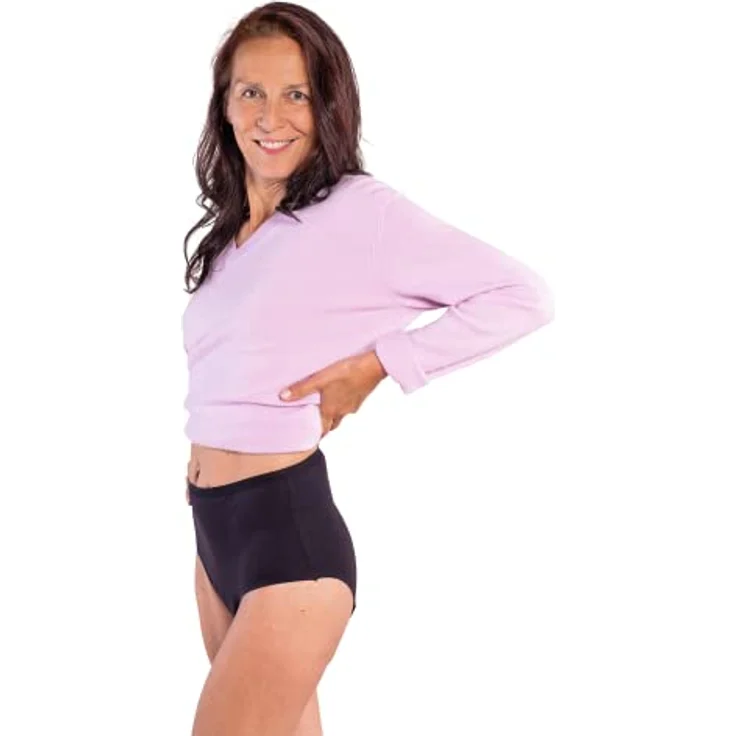 Selenacare Blasenschwäche Unterwäsche Damen - High-Waist Unterhose für leichte Inkontinenz bei erwachsenen Frauen, waschbar, 40ml Flüssigkeitsaufnahme, Größe M (36/38) – Bild 2