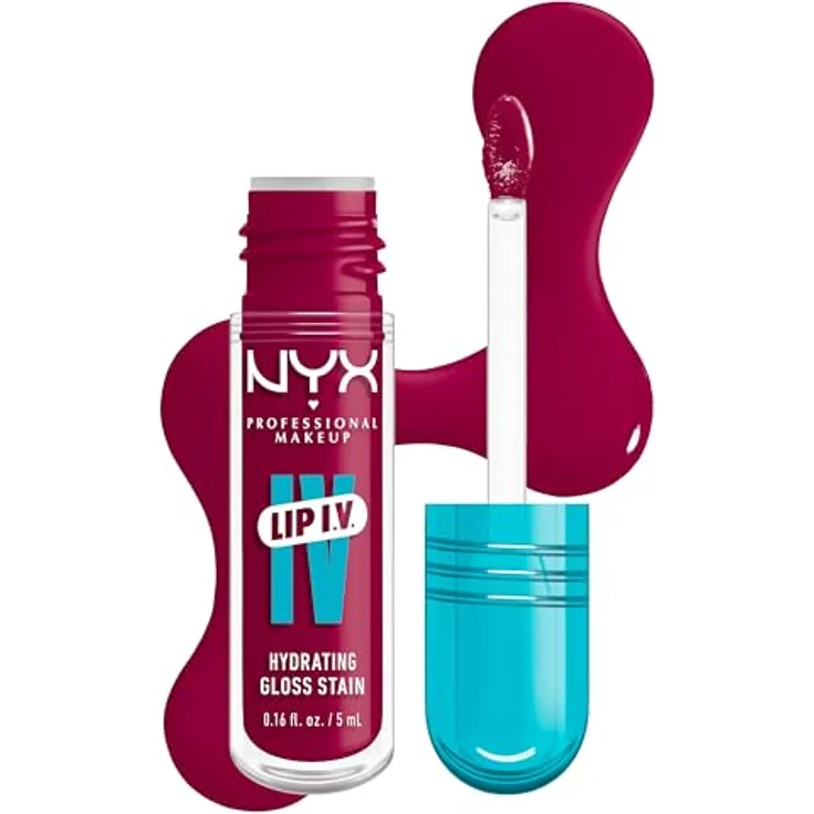 NYX Professional Makeup Lip IV Lipgloss, feuchtigkeitsspendend, langanhaltend, Farbton Magenta Mist, 5 ml – Bild 8