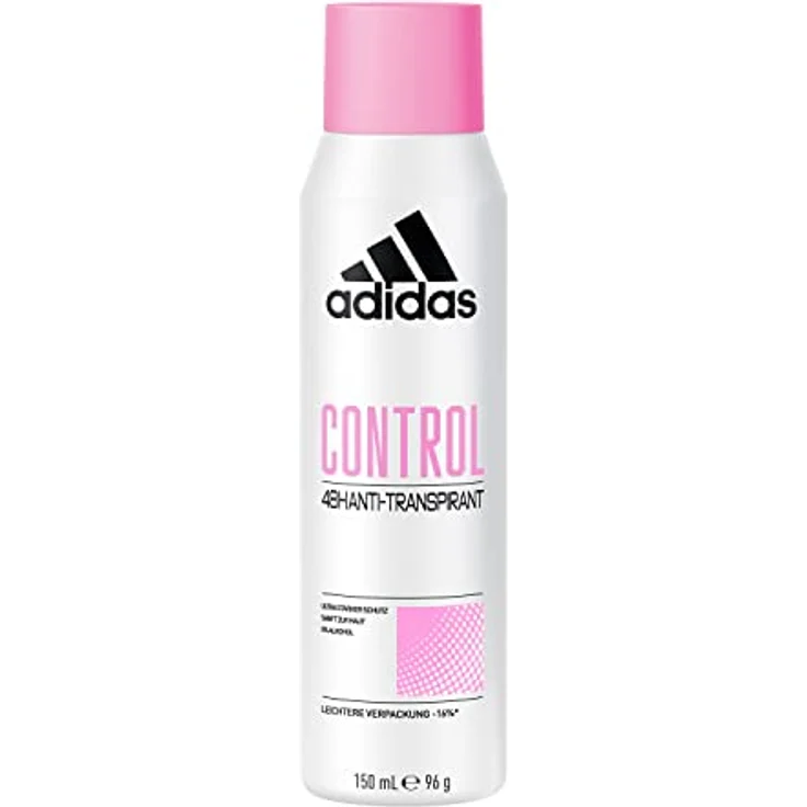 Adidas Control Anti-Transpirant Deo Spray für sie, feminine Duftnote und extra-langanhaltende Frische, vegan, 150 ml – Bild 1