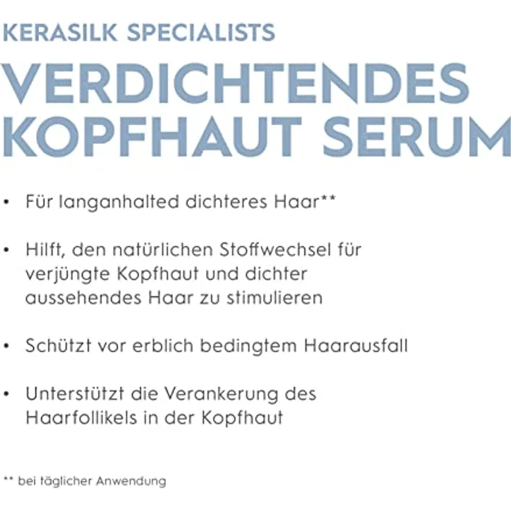 Kerasilk Specialist, Verdichtendes Kopfhaut Serum für dünner werdendes, schwaches Haar, 100ml – Bild 2