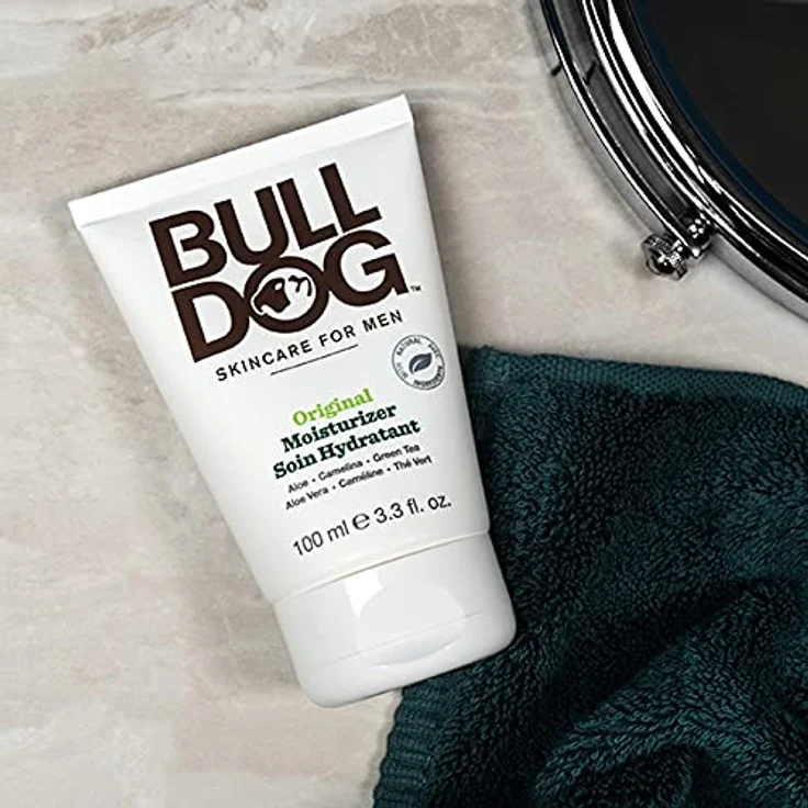Bulldog Skincare Original Feuchtigkeitscreme, 100ml, Gesichtscreme für Herren mit tiefenwirksamer Pflege und Porenreinigung – Bild 3