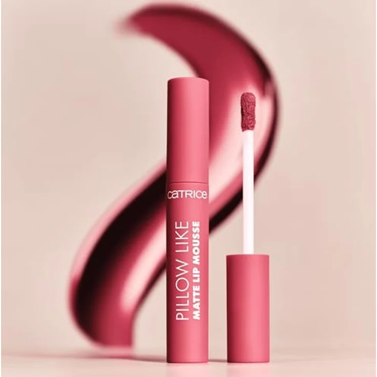 CATRICE Pillow Like Matte Lip Mousse Liquid Lipstick, blurrendes mattes Finish, langanhaltende, aufbaubare Farbintensität – Bild 9
