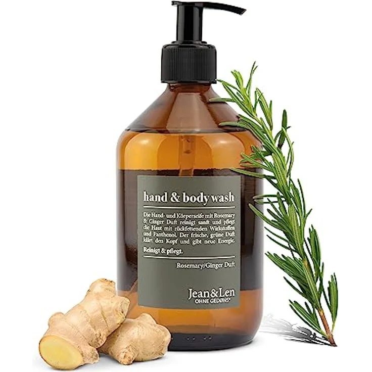 Jean & Len Philosophie Rosemary / Ginger Duschgel 500 ml – Bild 1