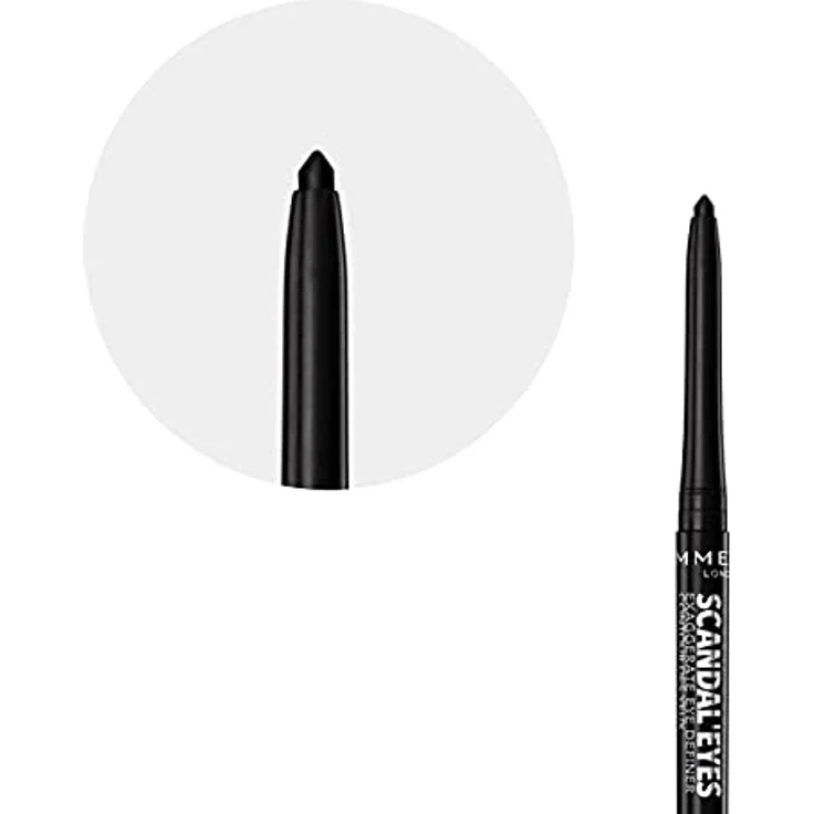 Rimmel London Scandal Eyes Exaggerate Eye Definer Eyeliner 001 Intense Black 0,35 g  – Bild 5
