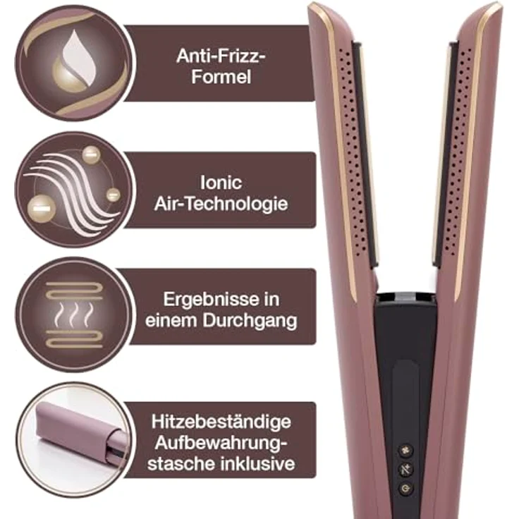 Remington AIRvive S8930, Haarglätter mit Ionen-Technologie, 5 Temperatureinstellungen und ultra-schnellem Aufheizen – Bild 5