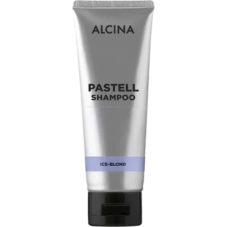 ALCINA Pastell Shampoo Ice Blond, 150 ml zur Reinigung und Farbauffrischung blonder Haare mit kühlem Ice-Blond Effekt