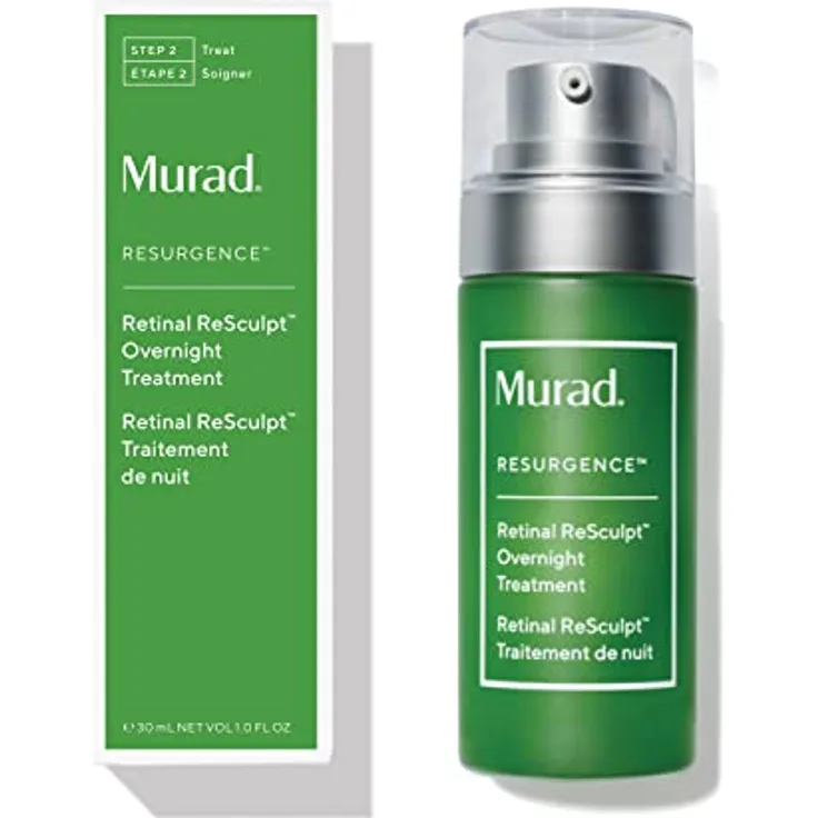 Murad Retinal ReSculpt Overnight Treatment - Resurgence Anti-Ageing Serum gegen Linien und Falten - 30ml, verkapselte Vitamin A Hautpflege für Glättung, Straffung und Lifting von Gesicht und Hals