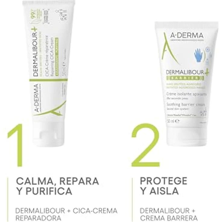 A-Derma Dermalibour+, Reparaturcreme für trockene Haut, 50 ml, schützend und beruhigend, wasserbeständig, für die ganze Familie – Bild 7