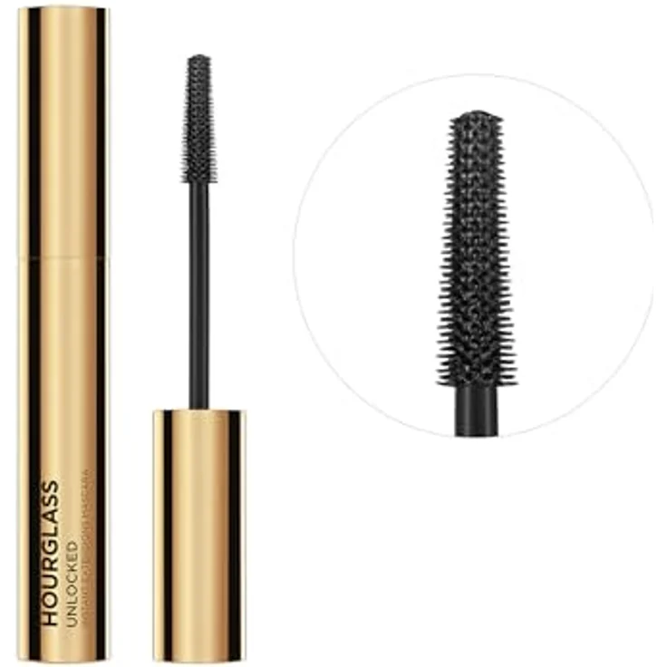HOURGLASS Unlocked Instant Extensions Mascara, tiefschwarz, 10 g mit Lash-Extensions-Effekt – Bild 3