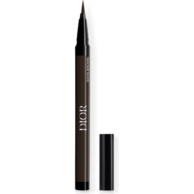 DIOR Diorshow Liquid Liner, wasserfester Flüssig-Eyeliner im Stift, Farbton 781 Satin Brown, 0.55 ml