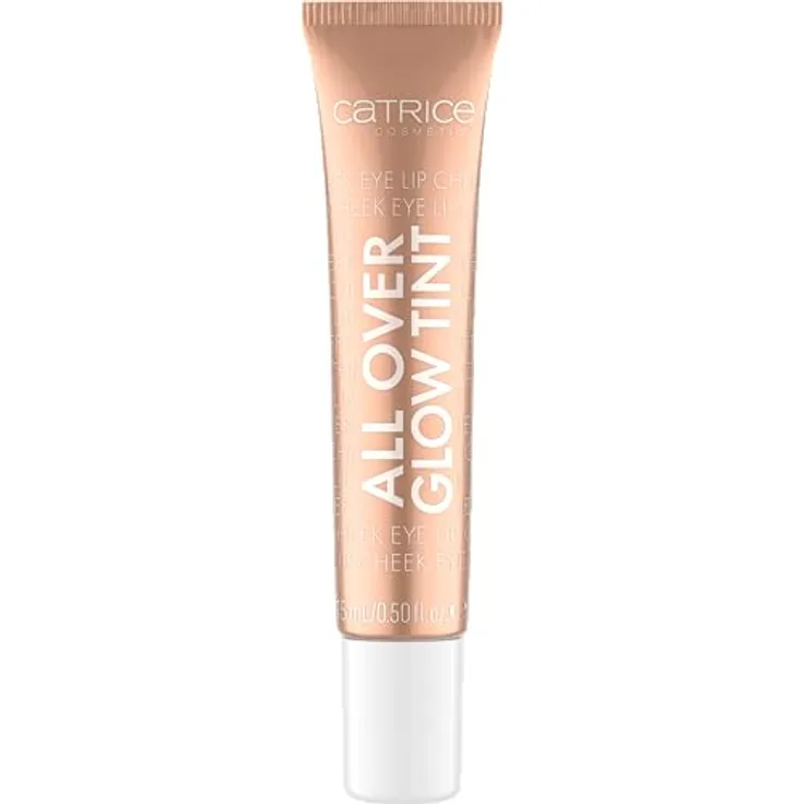 Catrice All Over Glow Tint, Highlighter, Nr. 030, Gold, aufhellend, schnelltrocknend, sofortiges Ergebnis, schimmernd, vegan, ölfrei, ohne Parfüm, ohne Alkohol, 1er Pack (15ml)