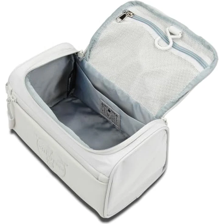 Chiemsee Kulturbeutel TRACK "N" DAY, Beauty Case aus 100 % recyceltem PET, grau – Bild 8