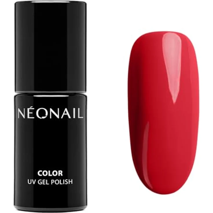 NÉONAIL UV Nagellack 7,2 ml - Fiery Flamenco Rot - Hochpigmentiert, Langanhaltend bis 21 Tage, Aushärtung in LED/UV-Lampe – Bild 1