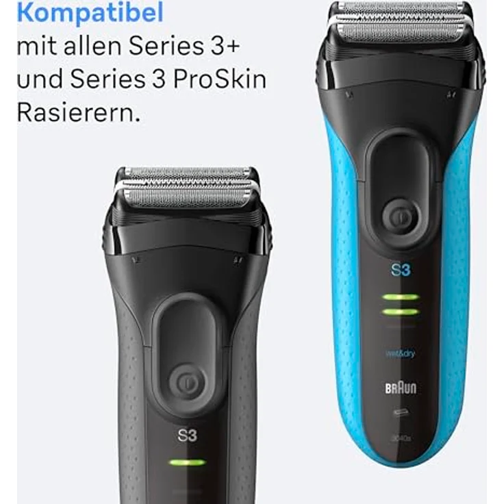 Braun Zubehör Combipack 32B, Scherkopf und Schneidsatz für Series 3+ und ProSkin Rasierer, Hautfreundlich und präzise Rasur – Bild 5