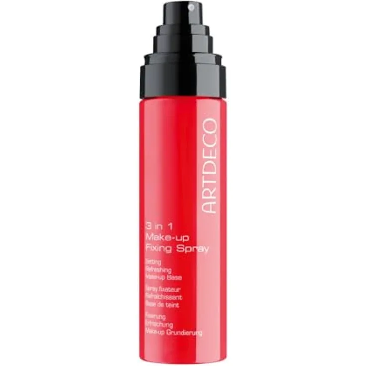 ARTDECO 3 In 1 Make-up Fixing Spray, transparentes Fixing Spray mit Mikrowasserperlen und Allantoin