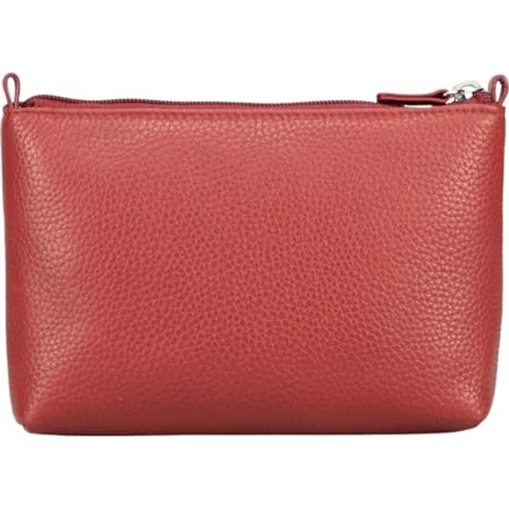 Jost Vika Kosmetiktasche aus 100% Leder, 12 cm, rot – Bild 4