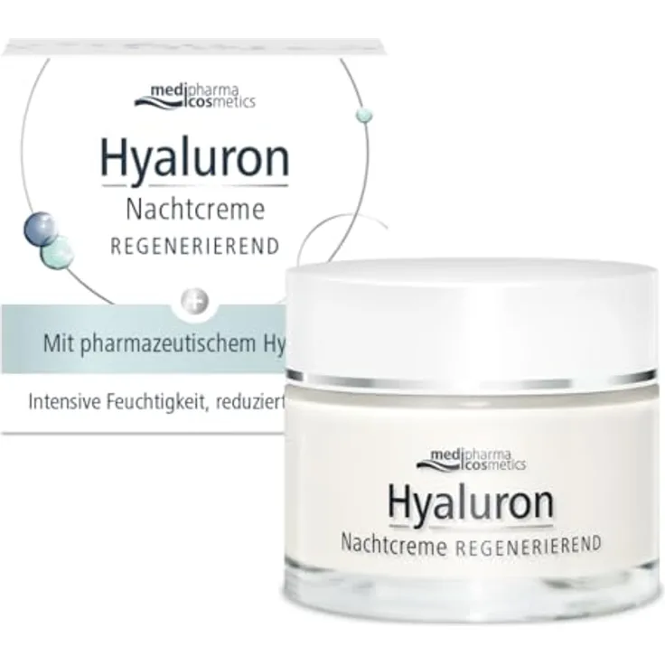 Dr. Theiss Hyaluron Nachtcreme regenerierend, 50 ml Gesichtscreme für intensive Pflege