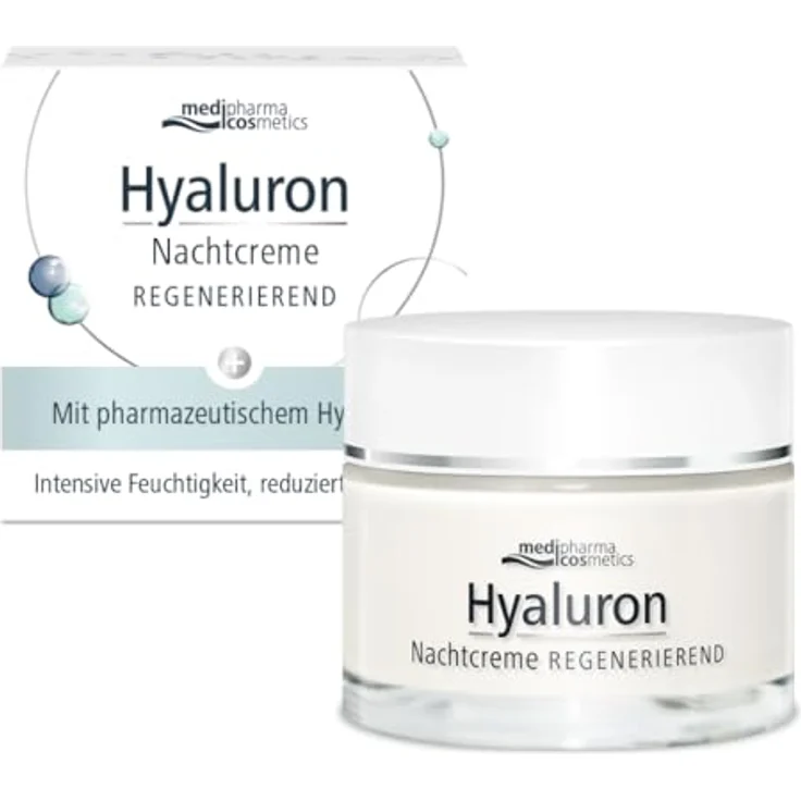 Dr. Theiss Hyaluron Nachtcreme regenerierend, 50 ml Gesichtscreme für intensive Pflege – Bild 1