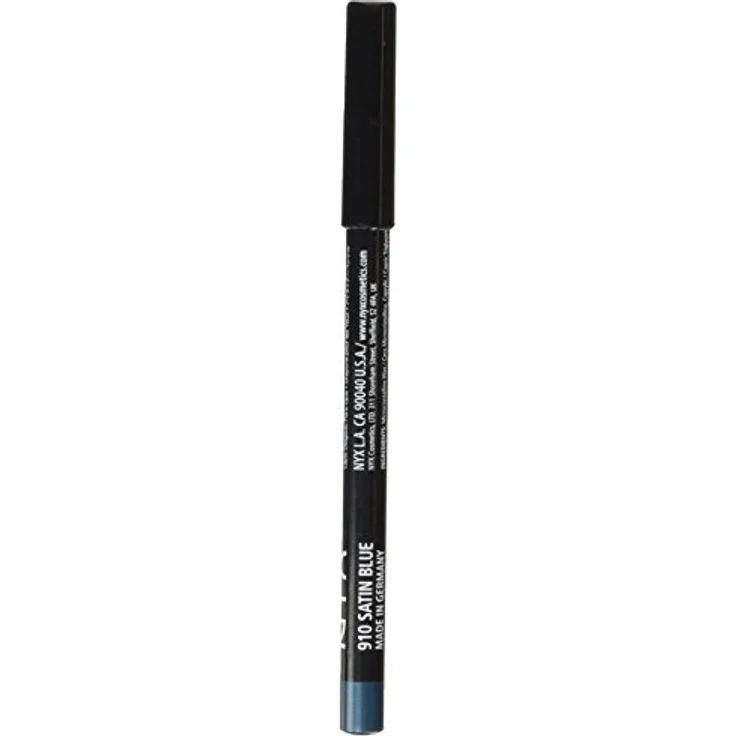 NYX Professional Makeup Eye and Eyebrow Pencil Präziser Eyeliner Farbton 910 Satin Blue, 1.2 g - Intensivfarbiger, abriebfester Eyeliner für präzise Linien – Bild 2