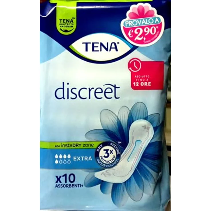 Essity Tena Lady Discreet Extra, Damenbinden, 6x20 Stück, besonders diskret und saugfähig