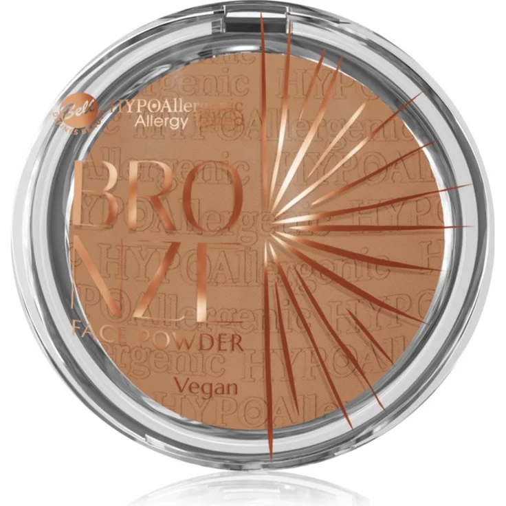 Bell Hypoallergenic Bräunungspuder Farbton 01 Sunrise, 5 g, veganer Bronzer für natürliche Bräune und Konturierung