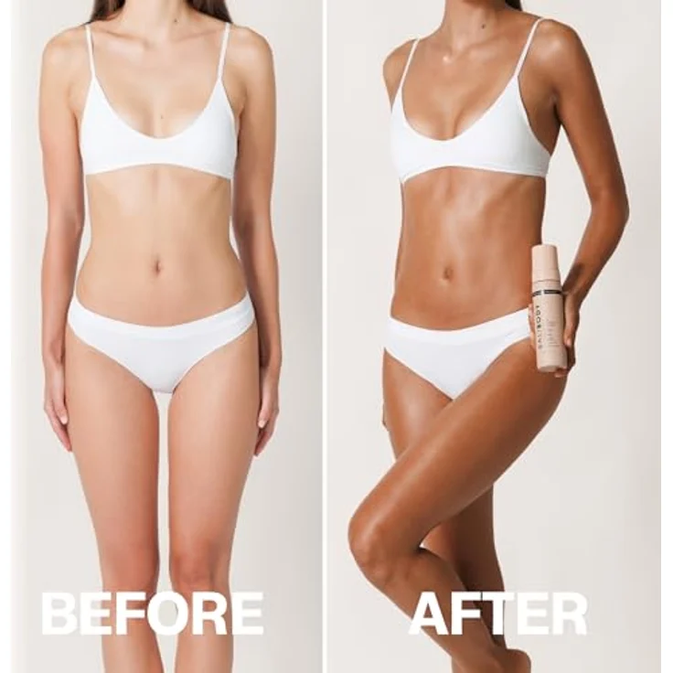 BALI BODY Selbstbräunungs-Mousse Ultra Dark, streifenfreier, veganer Selbstbräuner mit grünem Unterton für alle Hauttypen, 200 ml – Bild 3