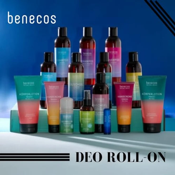 Benecos Deo Roll-on Limette & Salbei, 50ml - Aluminiumfrei, dermatologisch getestet, PETA approved – Bild 2