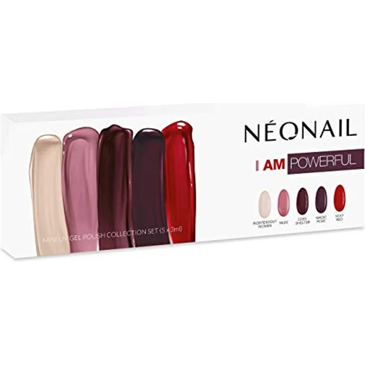NEONAIL I Am Powerful Gel-Nagellack Kollektion, Set mit 5 femininen Farben, 3 ml pro Flasche – Bild 1