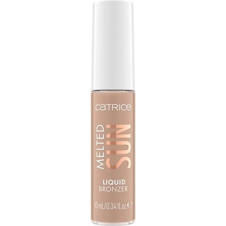 Catrice Melted Sun Liquid Bronzer, Nr. 005, Braun, langanhaltend, definierend, hochpigmentiert, natürlich, matt, vegan, ölfrei, ohne Parfüm, ohne Alkohol, 1er Pack (10ml) – Bild 2