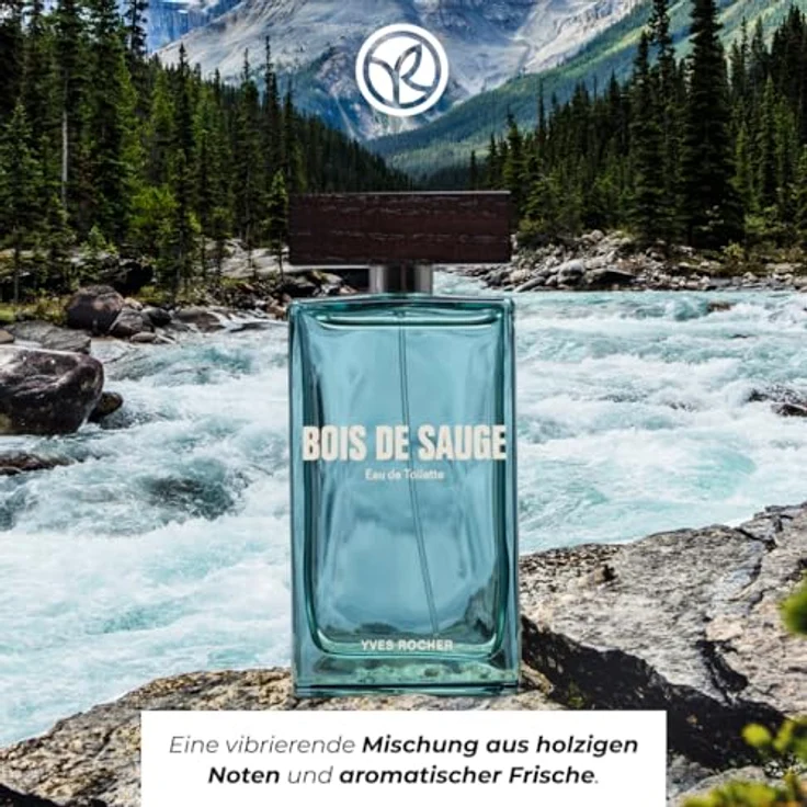 Yves Rocher BOIS DE SAUGE - Eau de Toilette für Herren - Intensiv aromatischer Duft mit Salbei, Guajakholz und Patchouli - Erfrischend und kraftvoll - 100 ml – Bild 2