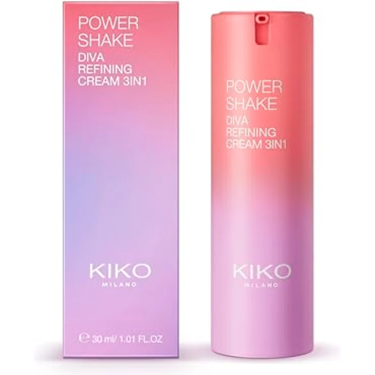KIKO Milano Power Shake Diva Refining Cream 3In1, leichte Gesichtscreme mit Hyaluronsäure und Vitamin C, 30 ml – Bild 4
