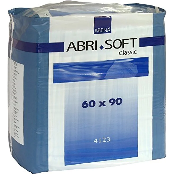 ABENA Abri-Soft Classic Einweg-Inkontinenz-Betteinlagen, 60 x 90 cm, 2200 ml Saugfähigkeit, umweltfreundlich, 25 Stück