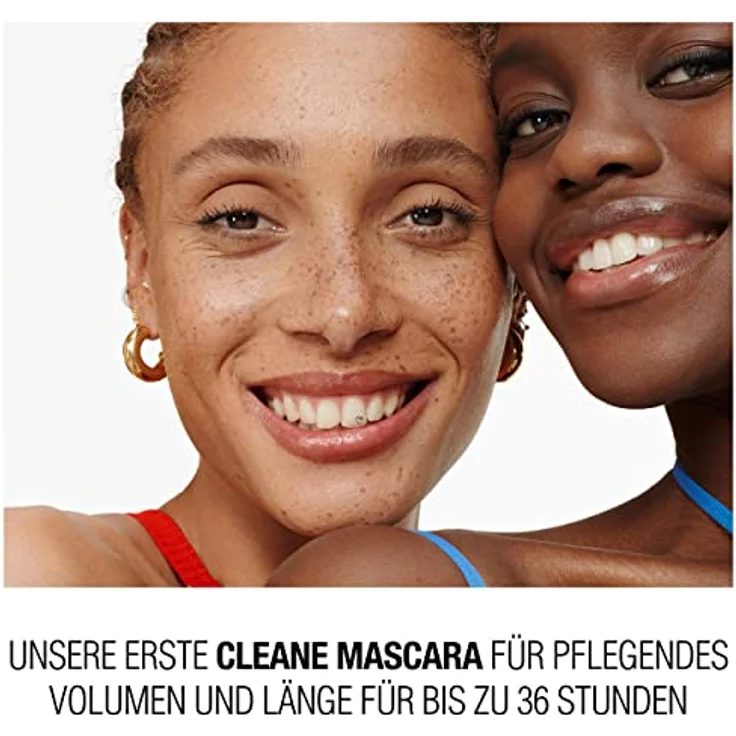 Manhattan Clean & Free Mascara Fb. 1010N Black, wasserfeste, pflegende Wimperntusche, vegan, 7 ml – Bild 3