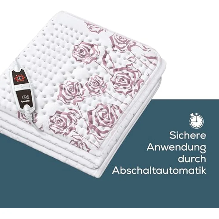 Beurer UB 75 Wärmeunterbett, anschmiegsame Wärmebettunterlage mit 6 Temperaturstufen und Schnellheizung, maschinenwaschbar – Bild 5
