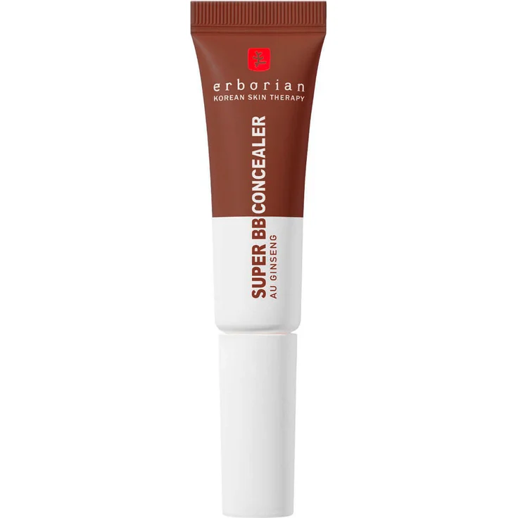 Erborian Super BB Concealer Chocolat 10 ml, mittel- bis voll deckend mit SPF 25 und 12 Stunden Haltbarkeit, für dunkle Hauttöne mit neutralen Untertönen
