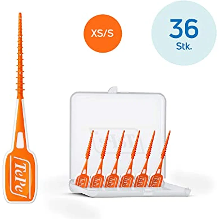 TePe EasyPick Dental Stick - Für eine einfache tägliche Anwendung zwischendurch und unterwegs 1 x 36 Stück inklusive praktischem Taschenetui Interdentalbürsten – Bild 2