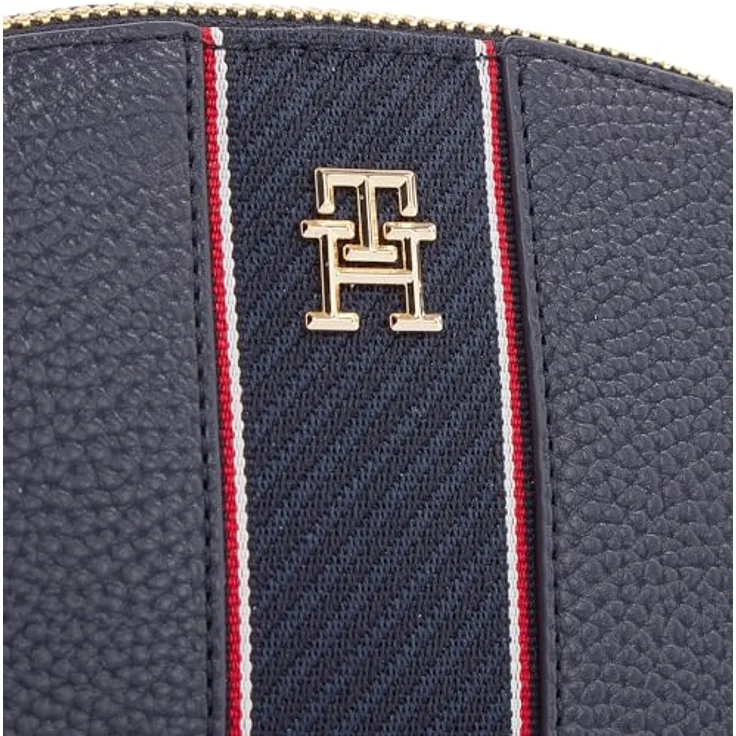 Tommy Hilfiger Kulturbeutel TH LEGACY WASHBAG, Damen Kosmetiktasche, Mini Bag in Space Blue – Bild 3