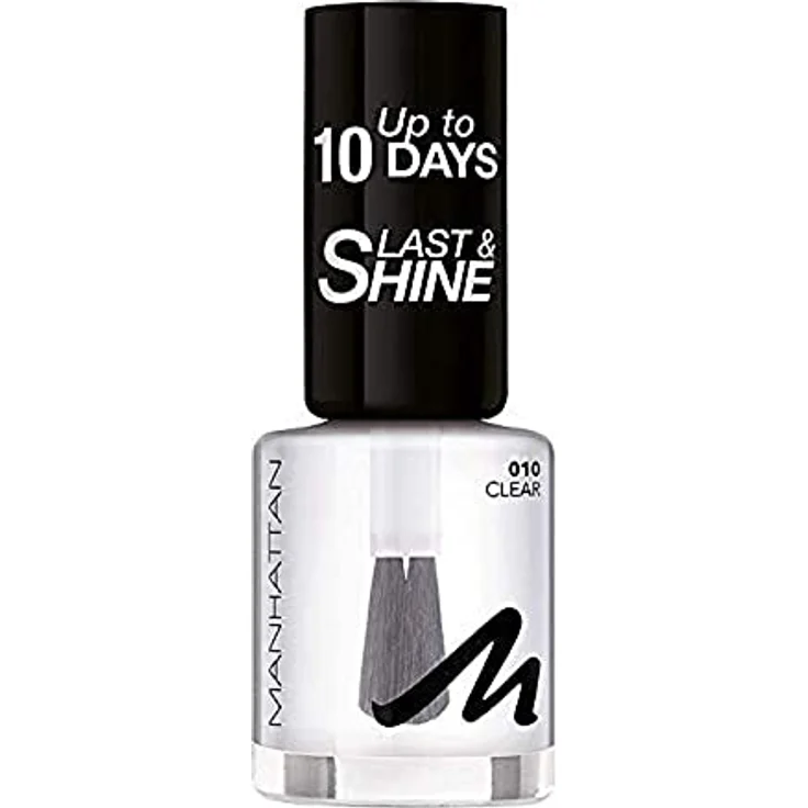 Manhattan Cosmetics Last und Shine Nagellack, Nr.10 Clear, 10 ml – Bild 2